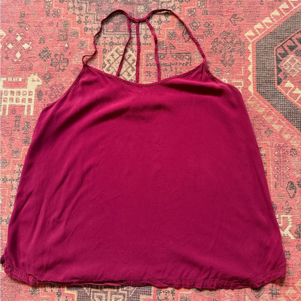 No Boundaries Deep Red Camisole Top